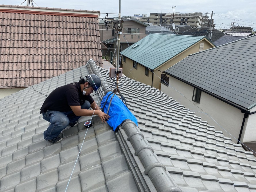 雨漏りの応急処置