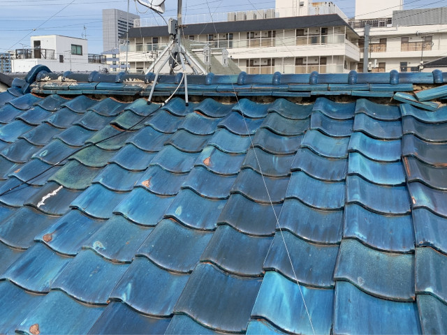 雨漏り調査時屋根現状