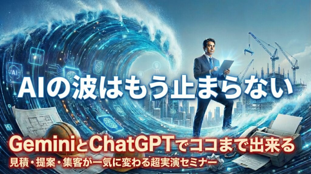 ＡＩの波はもう止まらない